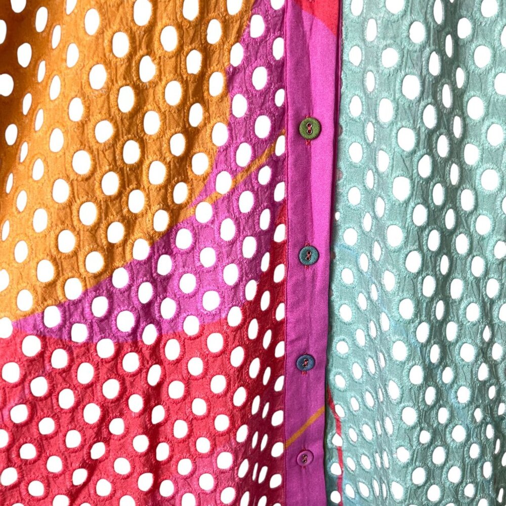 NWT Anthropologie Conditions Apply Long Sleeves Dozaria Shirt Dress Topper XS - Picture 8 of 12